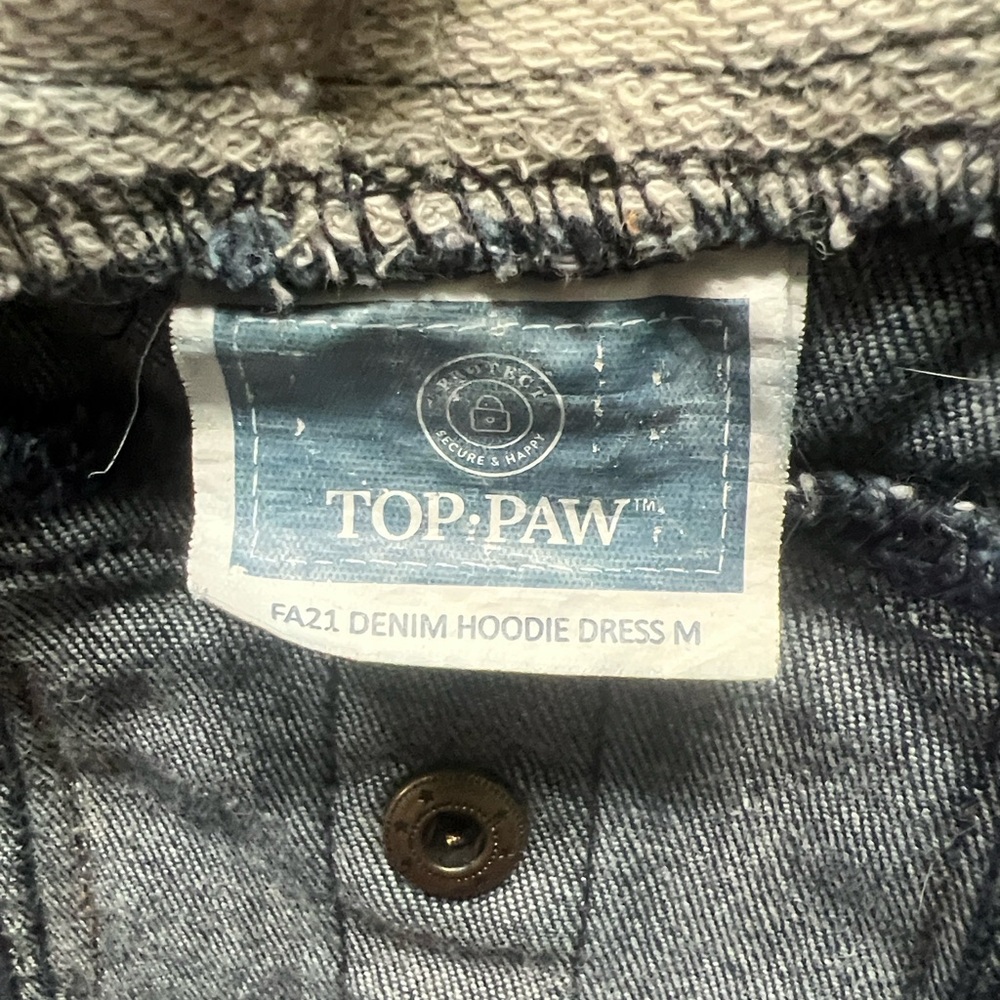 Top Paw Blue Denim Pet Outfit